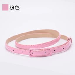 Women's Candy Color PU Leather Belt Bright Color Decorative Fine Leather Waist Belt Wholesale