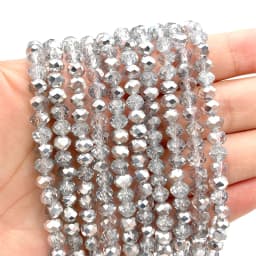 2 3 4 6 8mm Austria Faceted Crystal Beads Rondelle Loose Spacer Bracelets Earring DIY Glass Beads for Jewerly Making