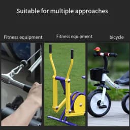 Enjoy Secure Handling 2Pcs Universal Fit Wheelbarrow Rubber Handles Non Slip Grip For Comfortable And Safe