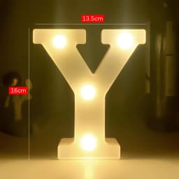 Creative Luminous Digital Number Letter Light AAA Battery Powered Lamp Night Light for Christmas Wedding Birthday Party Decor