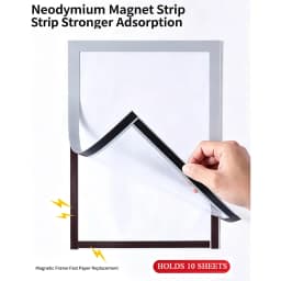 3pcs Magnetic Display Frame Sticker A5 A4 Magnet Picture Photo Wall Frame Stickers