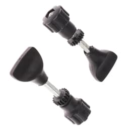 2PCS Wooden Router Base Trimming Milling Machine Electric Trimmer Machine Base Gear Screw Black Milling Machine Base Replacement