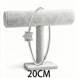 2026 New 925 Silver Women's Studded Chain Eternal Sparkling Snow Tennis Bracelet Display Tool DIY Exquisite Charm Jewelry