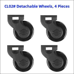 Universal Wheel Luggage Tool Box Wheel Bag Accessories Travel Suitcase Foot Wheel Luggage Carryon Spinner Wheel Removal