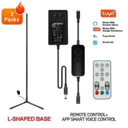 200cm RGB Tuya Floor Lamp Smart APP Remote Control Modern Corner Floor Light Atmospheric LED Stand Lighting Festival Decoration