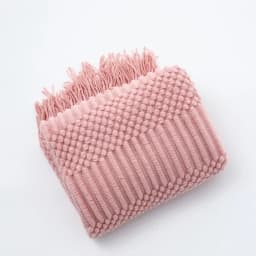 Bohemian Bed Blanket Knit Model Home Decoration, Colorful Striped Sofa Cover, Large Size Bedspread, Hotel Bed End Towel Cover