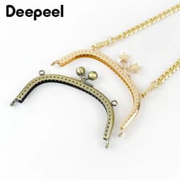 2/5Pcs Deepeel 12.5cm Star Flower Purse Frame Kiss Clasp Bags Handle DIY Handmade Handles Sewing Wallet Hardware Bag Accessories