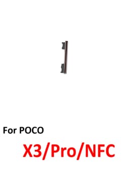 For Xiaomi Poco Pocophone X3 NFC X3 Pro Volume Button Up Down Side Key Internal Power Control Flex Cable Repair Parts