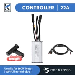 36V/48V 15-30A Waterproof KT Controller for Electric Bike with Light Function for Kunteng Ebike Accessories with Tf01u Display