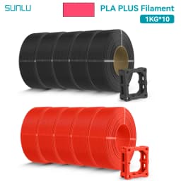 SUNLU 10KG PLA/PLA PLUS Filament 1.75mm 1KG Without Tray 3D Printer Filament for 3D Pen & Refill Filament