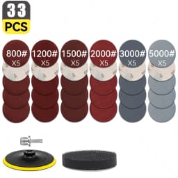 Sand Paper Sanding Discs Hook And Loop Adhesive Sandpaper For Car Headlight Restoration Polishing Sander Polisher Backing Pad