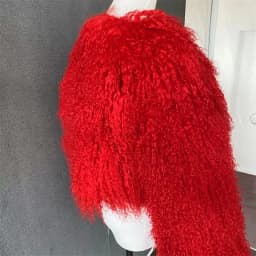 New 100% True Mongolia Sheep Large Size Fur Coat Sheep Fur Jacket Thick Warm Overcoat Hot Factory Outlet Discount