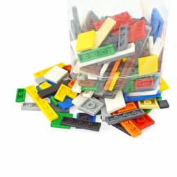 1x1 1x2 1x6 2x2 2x4 Bulk Mixed Smooth Building Blocks 11Color 150Pcs Creative City Thin Bricks Model Compatible Educational Toy