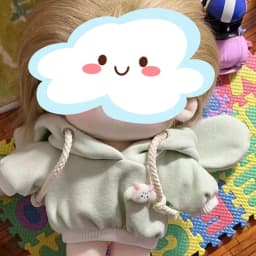 Doll Clothes 20cm Cotton Doll Replacement Clothes Hooded Sweaters Plush Doll Clothes Children's Holiday Gifts
