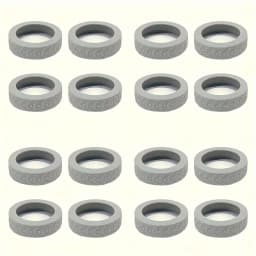 16pcs Suitcase luggage Wheel Cover - Noise Reduction, Shockproof Suitcase and Office Chair Protective Covers, Travel Accessories