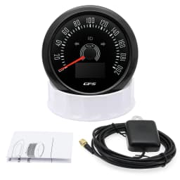 85MM GPS Speedometer 7 Color Backlight Speed Gauge With GPS Antenna For Motorcycle Marine Boat Car Truck Speed Meter12V 24V