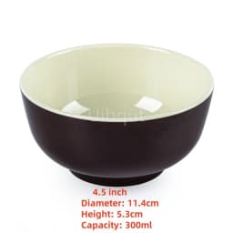 4.5 5 inch 2 10 pcs set Break resistant Melamine Bowl Thickened Flower Rice Soup Snack Bowl Plastic Food Tableware Chinese Bowls