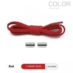 4Pcs/1Pair 100cm Elastic No Tie Shoelaces Metal Lock Shoe Laces For Kids Adult Sneakers Quick Shoelaces Semicircle Shoestrings