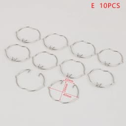 10Pcs/set Light Cup Bracket Card Ring,55mm 48mm Lamp Retaining Spring Clip Ring Mr16 Gu10 Spot Light Downlight Accessories