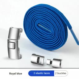 Interlock Buckle Elastic Shoe Laces No Tie Shoelaces for Sneakers Flat Shoelace Kids Adult Elastic Laces One Size Fits All Shoes