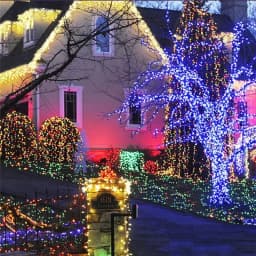 Waterproof Christmas Lights LED String 5V 3A Powered Copper Wire Fairy Outdoor Wedding Party Christmas Decoration 20M 10M 5M 2M