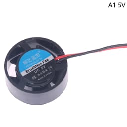 1Pcs DC 5V/ 9V 12V 24V Round Mini Fan For Led Lamps Computer Radiator 25.5x10mm Notebook Micro Cooling Fan
