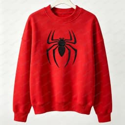 Funny Couples Sweatshirt Spider Hoodie Gift for Him Gifts for Her Birthday Unisex Movie Harajuku Pullover Hallowmas Party Tops