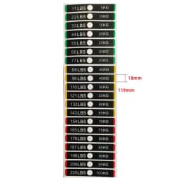 Weight Stickers Self-Adhesive Weight Stack Labels Gym Equipment Weight Plate Sticker Fitness Equipment Stickers