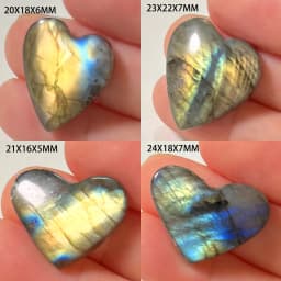 Wholesale Natural Stone Loose Beads Irregular Shape Bead Blue Purple Labradorite Cabochon 2-4Pcs/Lot