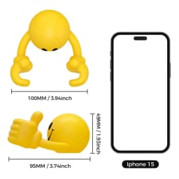 Thumb Shaped Desk Mobile Phone Holder Stand Adjustable Desktop Tablet Holder Universal Cute Creative 360° Rotating Phone Stand