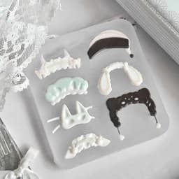 Resin Shaker Mold Flowers Small Flexible Pendant for Keychain Hollow Silicone Mold Epoxy Jewelry Making Pendant Quicksand Mould