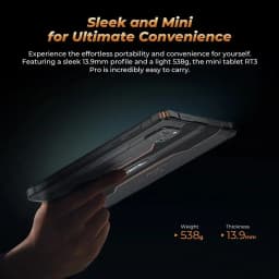 OUKITEL RT3 Pro Rugged Tablet PC 4GB+128GB 8.0'' Android 14 MediaTek G81 Octa Core 5150mAh 33W Tablet PC