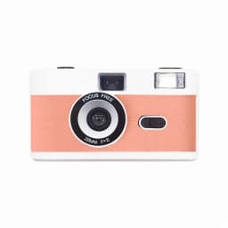 Vintage Retro 35mm Reusable Film Camera Fixed Focus Lens Manual Film Winding and Rewinding Built-in Flash Non Disposable Camera
