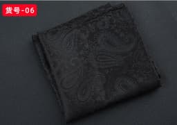 23CM Mens Woven Polyester Pocket Square Embroidered Jacquard Hanky Scarf Best Man Korean Formal Wedding Bridegroom Handkerchief
