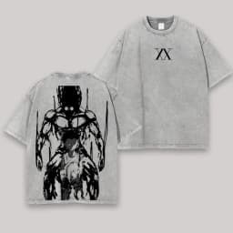 Gon Freecss Print T-shirt Hunter x Hunter Anime Clothing Men Women Short Sleeve Cotton Tshirts Retro Washed Tee Harajuku T Shirt