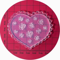 Rose Flower Nail Art Decorations Epoxy Resin Mold Nail Ornaments Silicone Mould