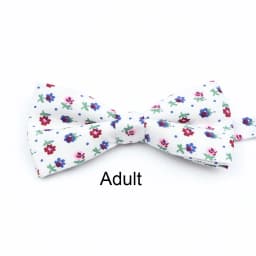 Cotton Floral Parent-Child Bowtie Set Bow Tie Necktie For Men Wedding Party Business Suits Gravata Pink Yellow Butterfly Cravats