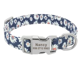 Custom Dog Collar Personalized Pet Dog ID Name Tag Accessories Collars Small Medium Large Nylon Engraved Puppy Dogs Collars S-L