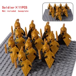 MOC Medieval Dwarf Warrior Elves Knights LOTR Figures Building Blocks Accessories Armor Shield LOTR DIY Toys for Children Gift