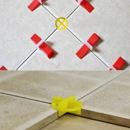 50/100/500Pcs Porcelain Tile Spacers Clips Wedge Ceramic Leveling System Floor Wall Tile Gap Leveling System Construction Tools