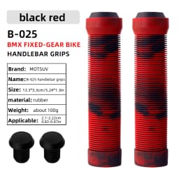 MOTSUV Bicycle Handlebar Grips Non-Slip Soft Rubber Mountain Bike Grips For 22.2mm Handlebar Scooter Tricycle BMX Handle Bars