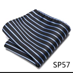 High Grade 2023 New Style Hot sale Silk Handkerchief Black Suit Accessories Solid Men Abraham Lincoln's birthday Pocket Square