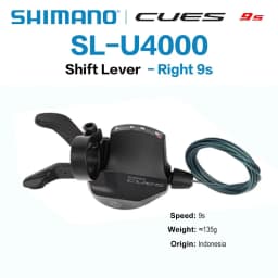Shimano CUES U4000 9s Groupset SL-U4000 RD-U4000 RD-U3020 RD-U4020 LG300 Cassette Sprocket LG500 Chain MTB Bike Part