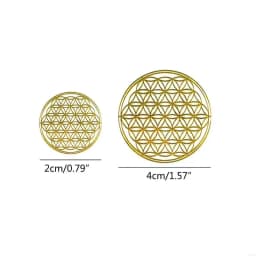 A52E Copper Orgonite Sticker Copper Sticker Simulation Resin Decorative Sticker DIY Pyramid Epoxy Resin Crafts for DIY Crafts