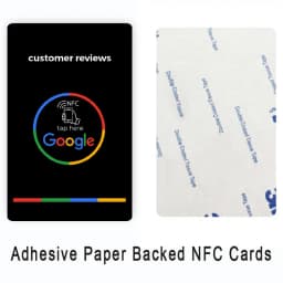 High Quality NFC Google Reviews NFC Card in German Dutch French Spanish English Polish Writing