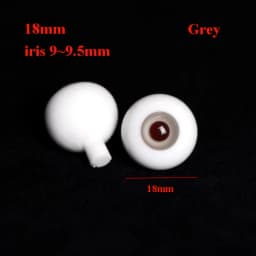 High Quality 10/18mm Glass Eyes Eyeball Pink Brown Grey Cute DIY Doll Making Crafts 1/4 Small Iris Eyes For 1/6 BJD Dolls