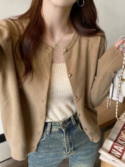 Solid Color Knitted for Women Cardigan Korean Single Breasted Long Sleeve Jumper Woman Round Neck All Match Cardigans Outwear