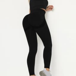 High Waist Elastic Leggings Quick Dry Push Up Slim Sports Pants Women Fitness Women Running Seamless Leggings Gym Jogging