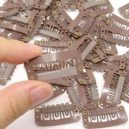 50/20pcs 2.3cm-3.2cm Black Brown Color Wig Clips Snap Clip For Hair Extension Wig Weft Wig PP Hairpins Large Clips Styling Tools