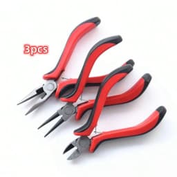 4pcs/3pcs/1pcs Iron Jewelry Pliers Tool Kit Includes Needle Round Wire Cutter And Curved Nose Pliers For Jewelry Beading Repair